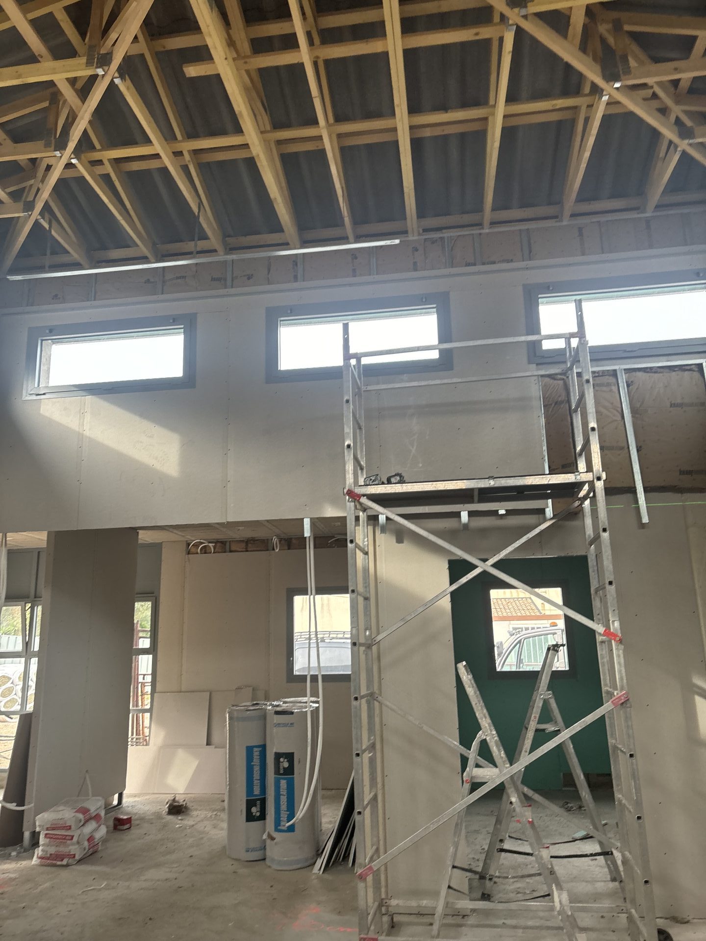 plâtrerie traditionnelle et moderne