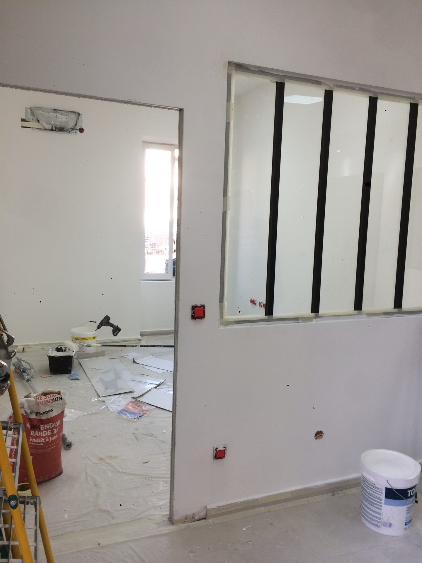 Rénovation de la surface des murs